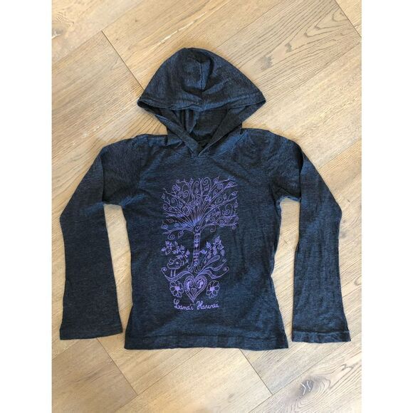 Lanai Hawaii Hooded Long Sleeve Graphic Hoodie, Women’s S - Picture 1 of 3